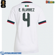 Fotballdrakt Dame Mexico Edson Alvarez #4 Bortedrakt VM 2026 Kortermet